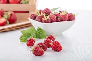 Image showing Fresh raspberry