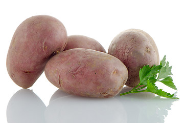 Image showing Red potatoes