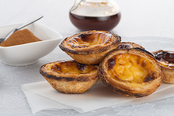 Image showing Egg tarts 