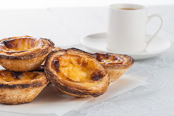 Image showing Egg tarts 