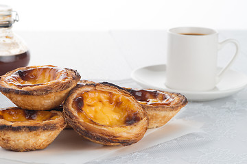 Image showing Egg tarts 