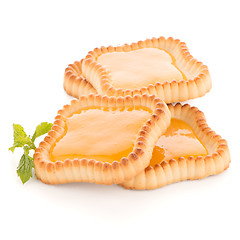 Image showing Lime jam tartlets