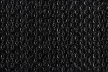 Image showing Black leather texture