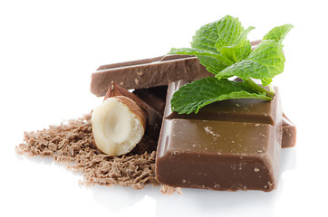 Image showing Chocolate parts