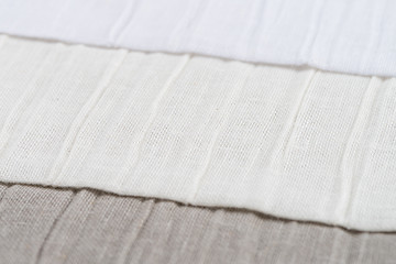 Image showing White fabric texture