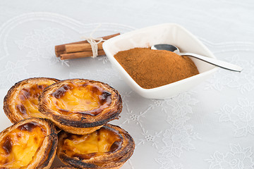 Image showing Egg tarts 