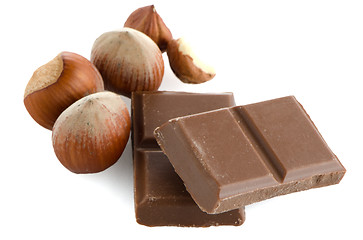 Image showing Chocolate parts