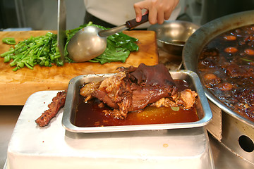 Image showing Stewed pork chinese