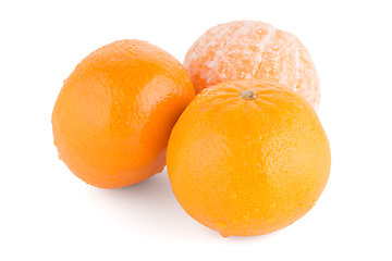 Image showing Ripe tangerine or mandarin