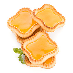 Image showing Lime jam tartlets