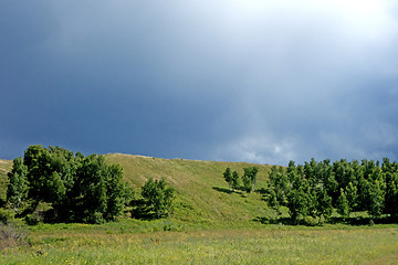 Image showing stormy sky