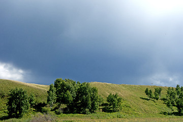 Image showing stormy sky