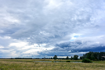 Image showing stormy sky