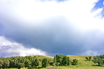 Image showing stormy sky