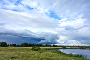 Image showing stormy sky