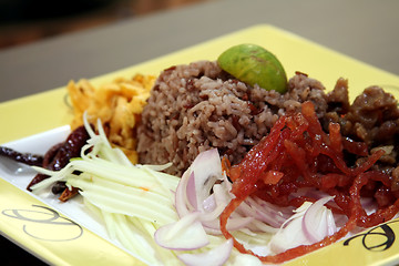 Image showing Thai fried rice