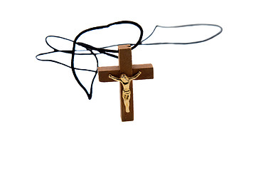 Image showing neck wood cross