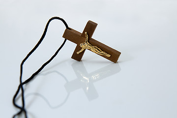 Image showing Wooden cross