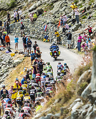 Image showing The Peloton in Mountains