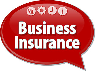 Image showing Business Insurance  blank business diagram illustration