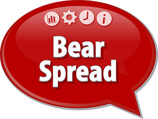 Image showing Bear Spread  blank business diagram illustration
