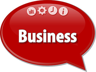 Image showing Business   blank business diagram illustration