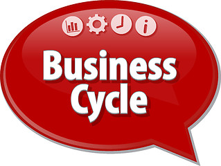 Image showing Business Cycle  blank business diagram illustration