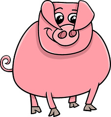 Image showing pig animal cartoon