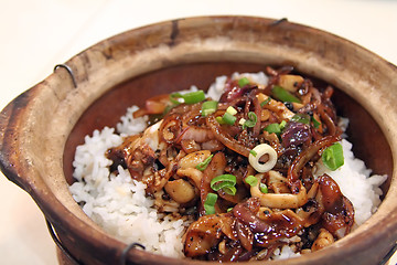Image showing Claypot rice