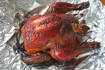 Image showing Whole roast chicken