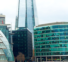 Image showing new     building in london skyscraper      financial district an