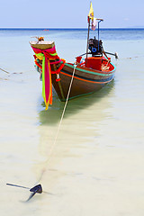 Image showing anchor thailand  in  kho tao bay  
