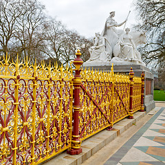 Image showing albert monument in london england kingdome and old construction