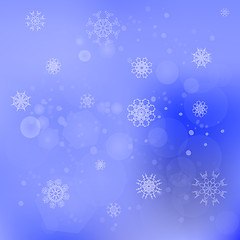 Image showing Snow Flakes Background