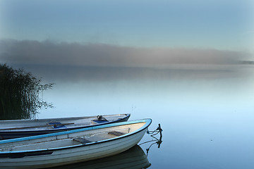 Image showing Lake in denmark with boats