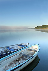 Image showing Lake in denmark with boats