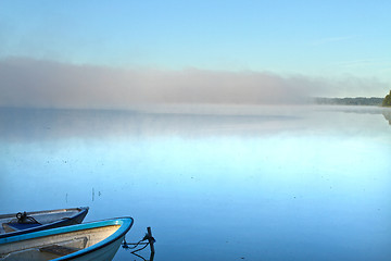 Image showing Lake in denmark with boats