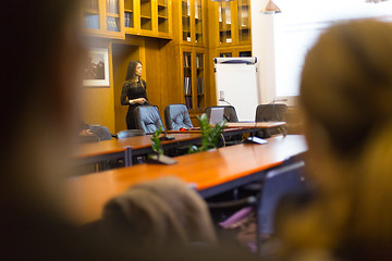 Image showing Lecture at university.