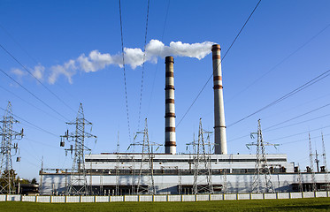 Image showing industrial powerhouse