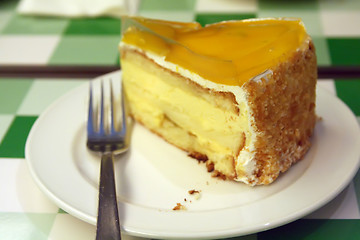 Image showing Mango cream cake