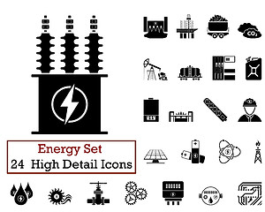 Image showing 24 Energy Icons