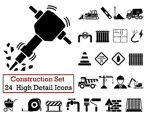 Image showing 24 Construction Icons