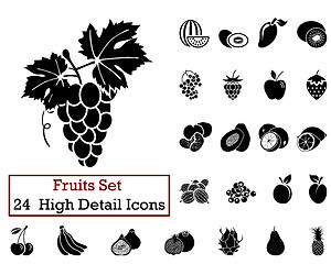 Image showing 24 Fruits Icons