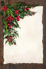 Image showing Abstract Christmas Border 