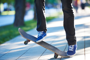 Image showing skateboard jump