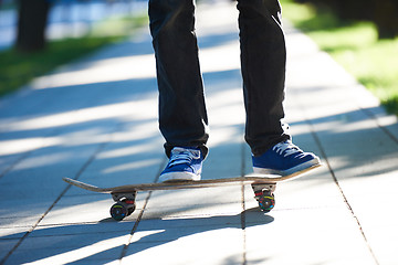 Image showing skateboard jump