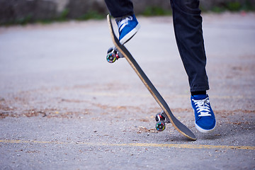 Image showing skateboard jump