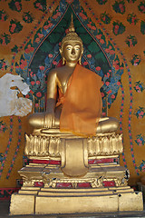 Image showing Golden buddha statue