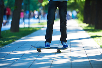 Image showing skateboard jump