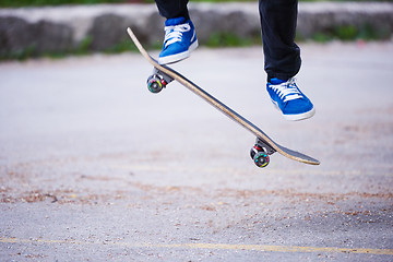 Image showing skateboard jump